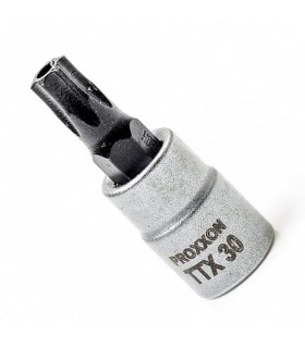 Proxxon Endüstriyel 23762 1/4" Kare Soketli Delikli Torx Lokma Bits TX30