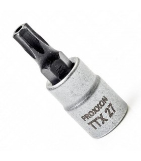 Proxxon Endüstriyel 23761 1/4" Kare Soketli Delikli Torx Lokma Bits TX27