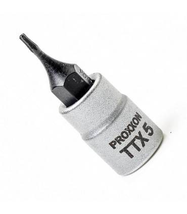 Proxxon Endüstriyel 23755 1/4" Kare Soketli Delikli Torx Lokma Bits TX5