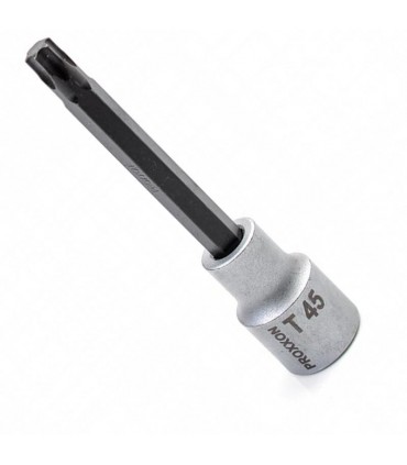 Proxxon Endüstriyel 23496 1/2" Kare Soketli Torx Uzun Lokma Bits TX45