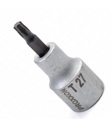 Proxxon Endüstriyel 23490 1/2" Kare Soketli Torx Lokma Bits TX27