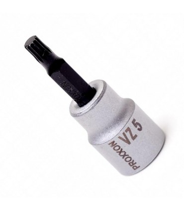 Proxxon Endüstriyel 23628 3/8" Kare Soketli Multipoint/XZN Lokma Bits M5