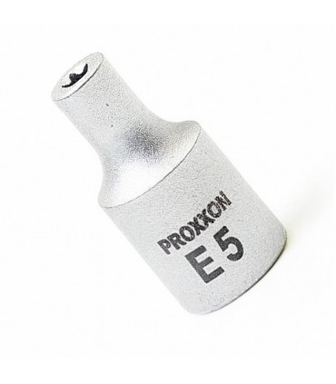 Proxxon Endüstriyel 23790 1/4" Kare Soketli Dişi Torx Lokma Bits E5