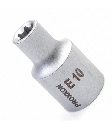 Proxxon Endüstriyel 23380 1/2" Kare Soketli Dişi Torx Lokma Bits E10