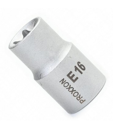 Proxxon Endüstriyel 23386 1/2" Kare Soketli Dişi Torx Lokma Bits E16