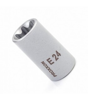 Proxxon Endüstriyel 23391 1/2" Kare Soketli Dişi Torx Lokma Bits E24