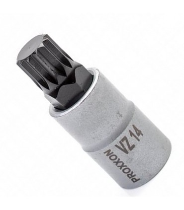 Proxxon Endüstriyel 23327 1/2" Kare Soketli Multipoint/XZN Lokma Bits M14