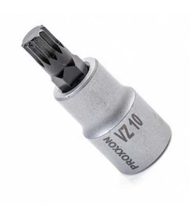 Proxxon Endüstriyel 23323 1/2" Kare Soketli Multipoint/XZN Lokma Bits M10