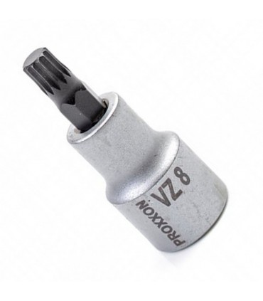 Proxxon Endüstriyel 23321 1/2" Kare Soketli Multipoint/XZN Lokma Bits M8
