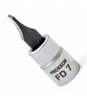 Proxxon Endüstriyel 23741 1/4" Kare Soketli Düz Lokma Bits 7mm