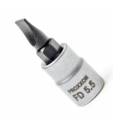 Proxxon Endüstriyel 23739 1/4" Kare Soketli Düz Lokma Bits 5.5mm