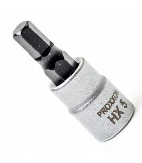 Proxxon Endüstriyel 23748 1/4" Kare Soketli Alyan/Hex Lokma Bits 5.5mm