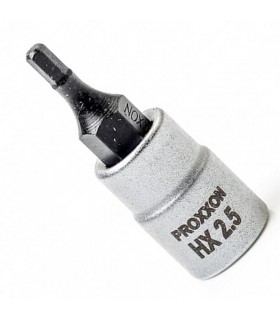 Proxxon Endüstriyel 23746 1/4" Kare Soketli Alyan/Hex Lokma Bits 2.5mm