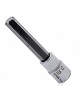 Proxxon Endüstriyel 23483 1/2" Kare Soketli Alyan/Hex Uzun Lokma Bits 12mm