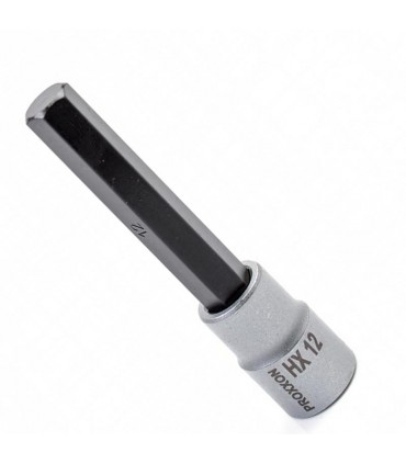 Proxxon Endüstriyel 23483 1/2" Kare Soketli Alyan/Hex Uzun Lokma Bits 12mm