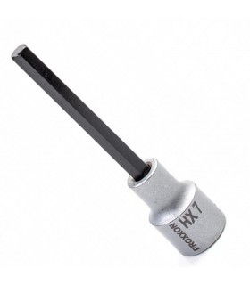 Proxxon Endüstriyel 23485 1/2" Kare Soketli Alyan/Hex Uzun Lokma Bits 7mm