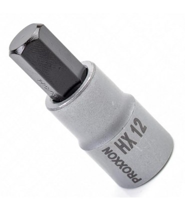 Proxxon Endüstriyel 23481 1/2" Kare Soketli Alyan/Hex Lokma Bits 12mm