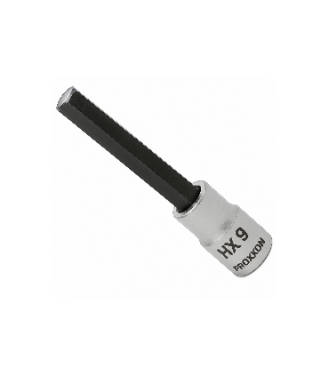 Proxxon Endüstriyel 23466 1/2" Kare Soketli Alyan/Hex Uzun Lokma Bits 9mm