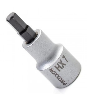 Proxxon Endüstriyel 23478 1/2" Kare Soketli Alyan/Hex Lokma Bits 7mm