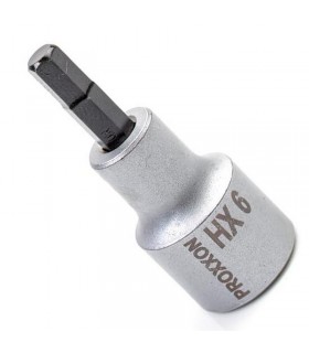 Proxxon Endüstriyel 23477 1/2" Kare Soketli Alyan/Hex Lokma Bits 6mm