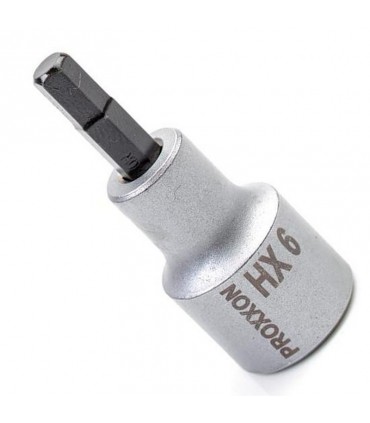 Proxxon Endüstriyel 23477 1/2" Kare Soketli Alyan/Hex Lokma Bits 6mm