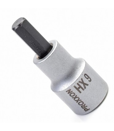 Proxxon Endüstriyel 23463 1/2" Kare Soketli Alyan/Hex Lokma Bits 9mm
